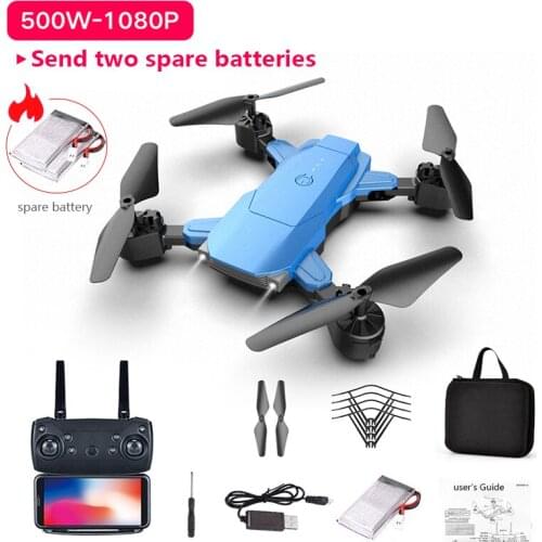 New colorful Drone 4K With HD Camera Selfie WIFI FPV Professional Drone adult Toy Foldable RC Quadcopter With Free Spare Battery
