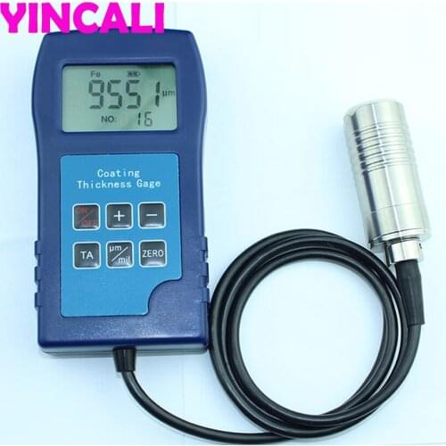 Newly DR9000S Anti-corrosion Fireproof Paint Coating Thickness Gauge Meter Large Range 0~9500um Test Magnetic Thickness Method