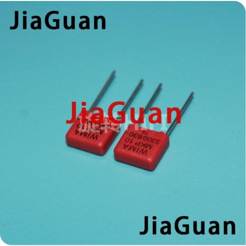 10PCS RED WIMA MKP10 3300PF 630V p7.5mm original new MKP-10 332/630V audio 3.3nf film 332 PCM7.5 hot sale 3.3nf/630v 3N3