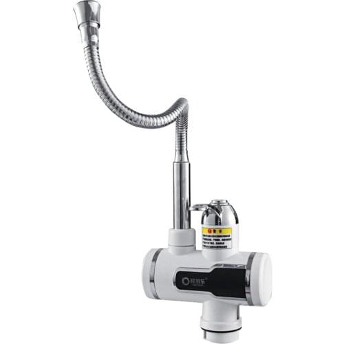 Share to: Electric Faucet Tap Hot Water Heater Instant Heating Flexible 360° Rotatable Sink Tap for Home Bathroom Kitchen