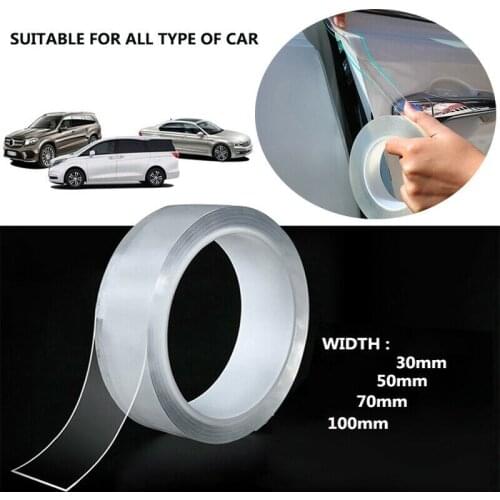 Car Door Anti-collision Strip Invisible Transparent Protective Guard Film Auto Door Edge Bumper Paint Anti Scratch Tape 5M