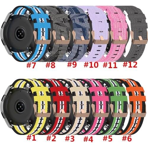 Two Paragraph Canvas 20mm Nylon Watch Strap 22mm Watch Band 18mm Nato strap Solid Color Watch Belts