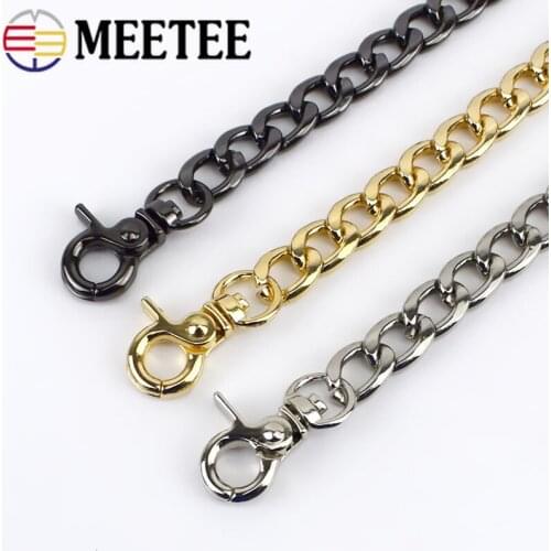 1pc High Quality Replacement Metal Chain Shoulder Bag Strap Women Handbag Purse DIY Handle Belts Chains Hardware Accessories