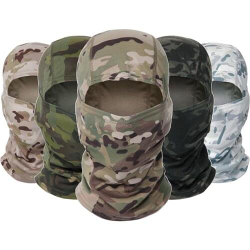 Camouflage Balaclava Full Face Scarf Ski Cycling Full Face Cover Winter Neck Head Warmer Tactical Airsoft Cap Helmet Liner