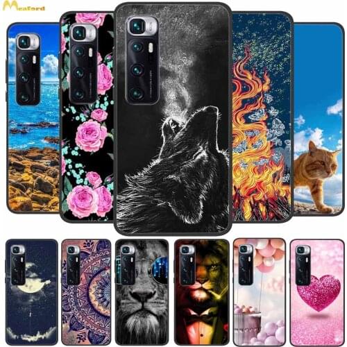 For Xiaomi Mi 10 Ultra Case Phone Cover Lion Silicone Cases for Xiaomi Mi10 Ultra Phone Case Xiomi Mi 10ultra 6.67" TPU Funda