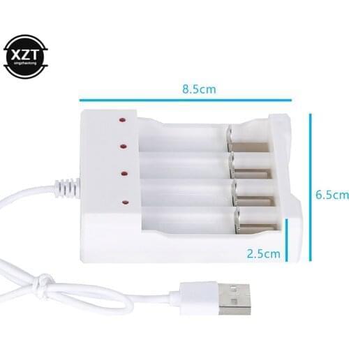 Universal USB Output 4 Slot Battery Charger Case Adapter for AA / AAA Battery Rechargeable Quick Charge Battery Charging Tools