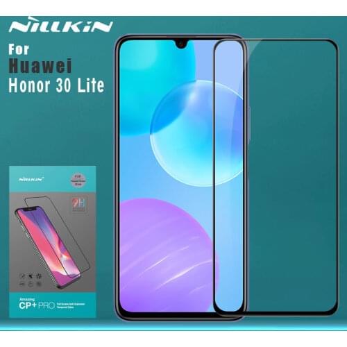 For Huawei Honor 30 Lite Glass Nillkin CP+PRO Full Cover Tempered Glass Screen Protector for Huawei Honor 30 Lite Nilkin Glass