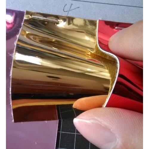 Gold silver synthetic soft TPU leather material