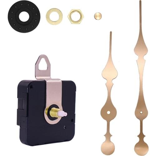 18inch Quartz Clock Movement Repairt Kit with Golden Hands (Shaft Length 17mm)