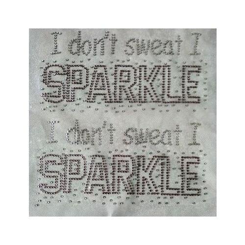 2pc/lot Sparkle star hot fix rhinestone transfer motifs iron on crystal transfers design rhinestone iron on patches