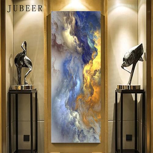 Large Painting Abstract Wall Art Color Clouds Picture on The Wall Modular Pictures for Living Room Home Decoration Modern Poster