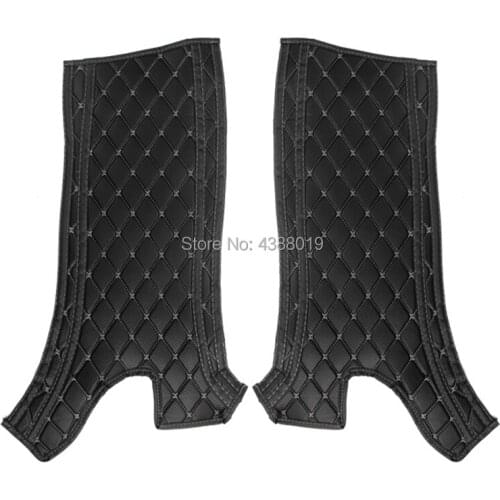 My Good Car Car Styling leather B Pillar Anti-kick Protective Mat Pad Cushion Case Stickers For Toyota RAV 2019 2020