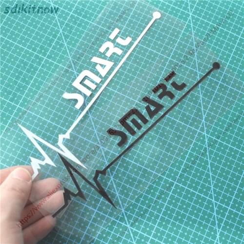 New Car Sports Decal Sticker Styling Windows HEART Decoration For Benz Smart Logo FORTWO FORSPEED FORFOUR ROADSTER accessories