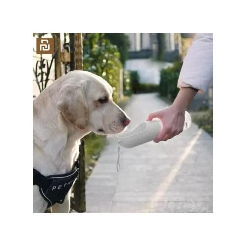 New Youpin PetKit pets accompanying cup white One-handed operation pressing out water one-button