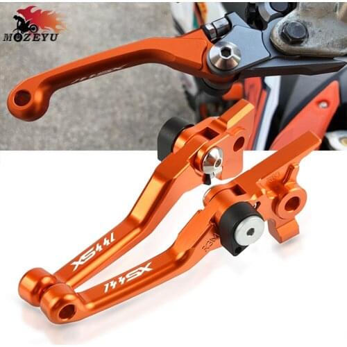 New Orange For 144SX 2016-2018 2017 144sx CNC Aluminium Accessories Motorcycle Dirt Bike FLEX Pivot Brake Clutch Levers
