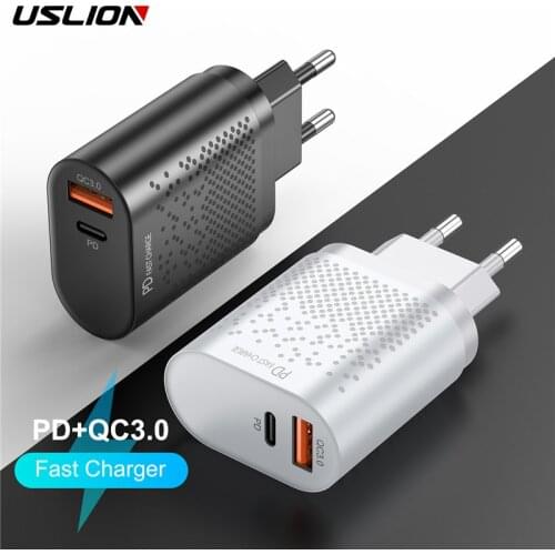 PD3.0 Usb Charger 18W QC3.0 Usb Type C Snel Opladen Voor Quick Lading Qc 3.0 Pd Charger Iphone 12 11 Pro 8 X Charger Adapter