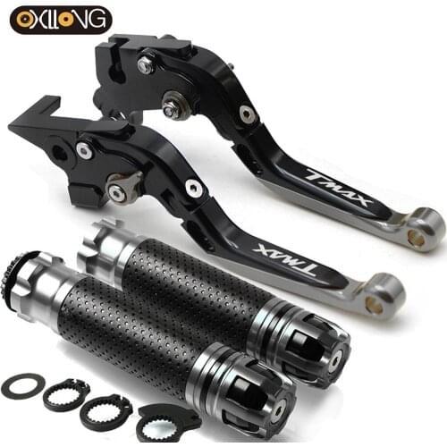 For YAMAHA T-MAX TMAX 530 500 TMAX530 TMAX500 Motorcycle Brake Clutch Levers Handlebar grip Handle Hand Grips Year 2009-2018