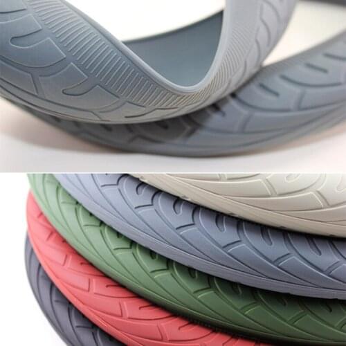 Car Silicone Steering Wheel Case Cover Shell Skidproof Car Accessories For Audi Nissan Peugeot Honda KIA Hyundai LADA BMW etc