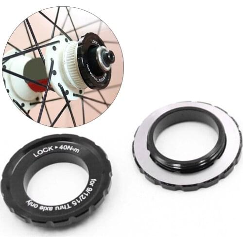 Bike Centerlock Adapter Disc Brake Cover For 12/15/20MM Thru Axle Black