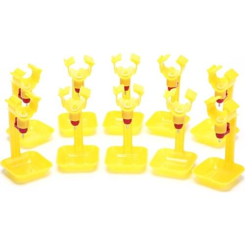 10pcs Poultry Waterer Drinking Cups For Chicken Automatic Drinker Nipple For Pipes Ball Nipple Poultry Feeding Waterer