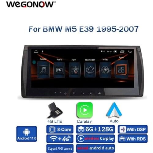 10.25‘’ Android 10.0 8 Core 4GB RAM 64GB Car DVD Player GPS WIFI Bluetooth TPMS carplay Radio For BMW M5 E39 1995-2007
