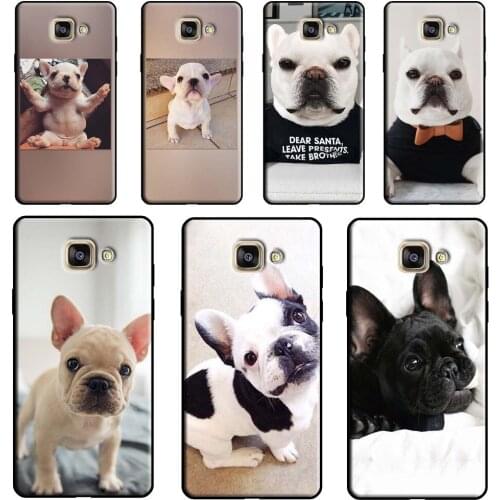 French Bulldog Dog Case For Samsung Galaxy J1 J3 J5 J7 A3 A5 2016 2017 J2 Core J4 J6 Plus J8 A6 A7 A8 A9 2018