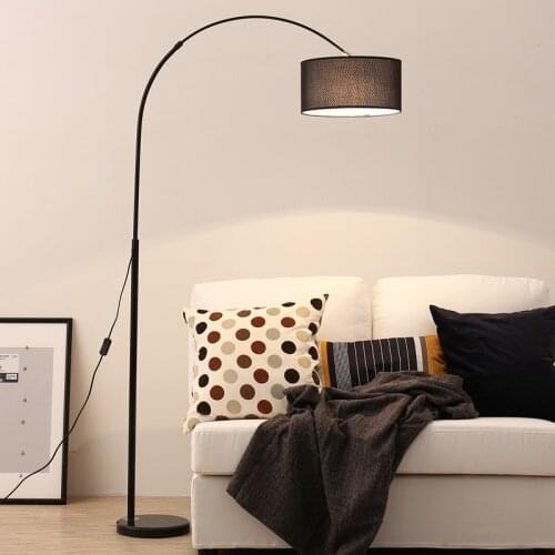 Black White Floor Lamp Modern Nordic Big Sale Floor Lamps Standing Lamp Simple Corner Standing Lamp Corner Light Apartment Lamp