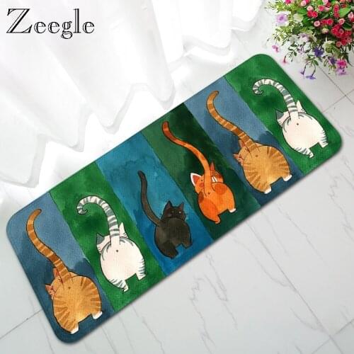 Long Kitchen Carpet Flannel Living Room Carpet Floor Mat Home Entrance Doormat Absorbent Bedroom Bedside Carpet Mats Kitchen Rug
