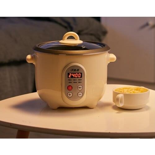 Home mini intelligent multi-functional single person porridge small reservation automatic rice cooker J03