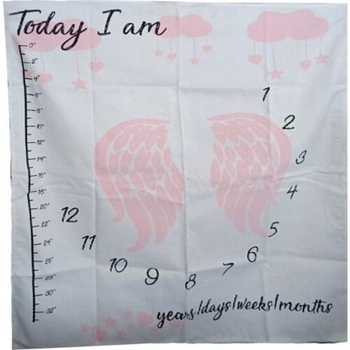 Infant Baby Photo Blanket Photography Prop Backdrop Cloth Calendar Newborn Boys Girls Photos Accessories