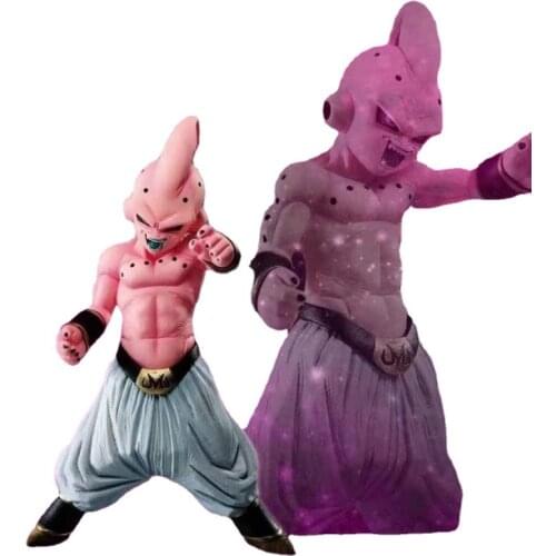 Majin Puu Buu Fighting Buu Standing Figure Model Toy Doll Christmas Gift 18cm