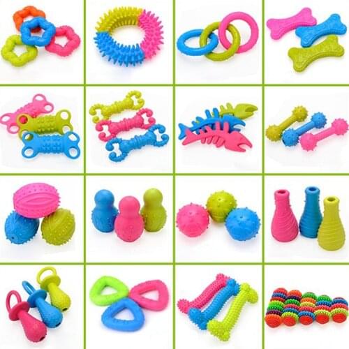 Pet Toys Dog Grind Teeth Non Poisonous Durable Clean The Teeth Gums Rubber Chew Toy Interactive Funny Games