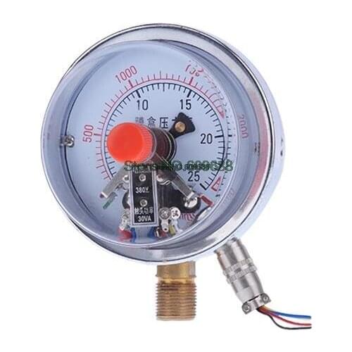 YEXC100 Diaphragm Contact Pressure Gauge KPA Meter