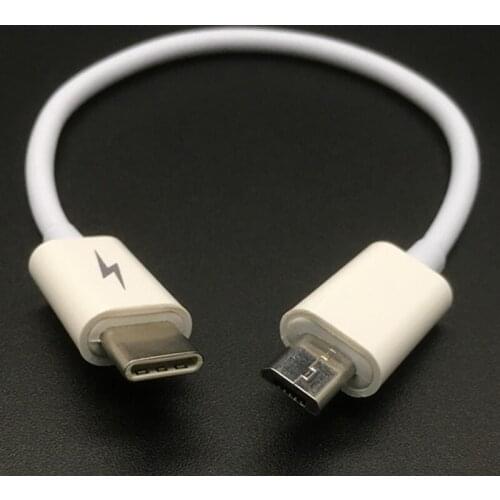 USB-C Male to USB 2.0 Micro B Male cable OTG USB 3.1 Type C Converter for Android Mobile Phone OTG