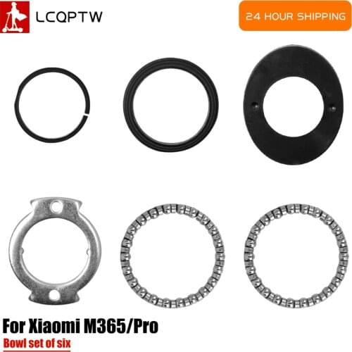 Front Fork Tube Bearing Bowl Rotating Steering Sets for Xiaomi Mijia M365 M365 Pro Electric Scooter Bearing Bowl Plastic Spacers