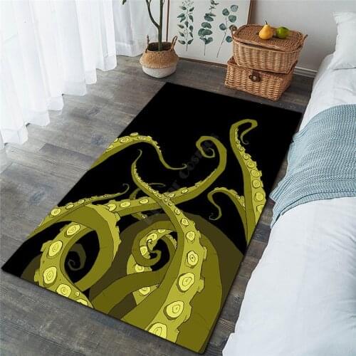 Octopus Area Rug 3D All Over Printed Non-slip Mat Dining Room Living Room Soft Bedroom Carpet 4