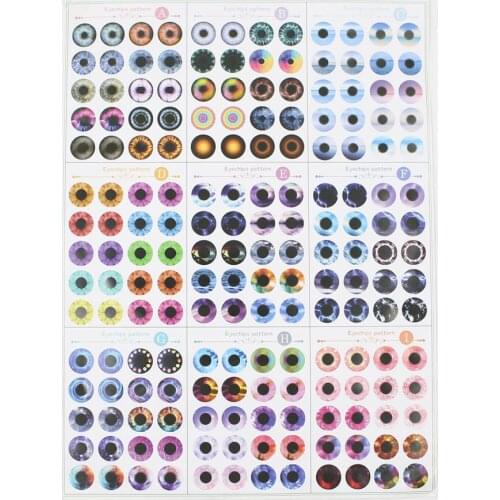 Blyth doll Special Eyes chips pattern,suit for the 1/6 30cm BJD Without UV glue