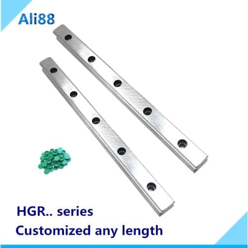 2pc linear rail HGR20 /HGR15/HGR25/HGR30/HGR35/HGR45 linear track Can be used with HIWIN slider trolley linear block cnc rail