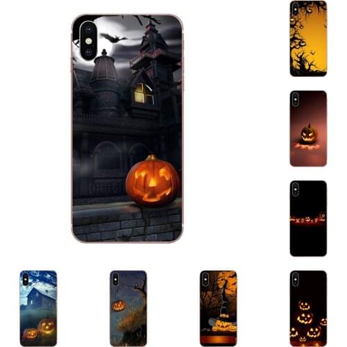 Soft Cover Cases For iPhone SE2020 11 Plus Pro X XS Max XR 8 7 6S SE 4S 5 5C 5S Halloween Pumpkin Hot Fashion Fun Dynamic