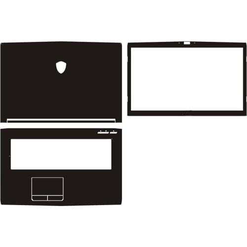 KH Carbon fiber Laptop Sticker Decal Skin Cover for MSI GE72 GE72VR GP72 GP72X GP72VR GP72M GL72 GL72M GV72 GF72 GF72VR 17.3"