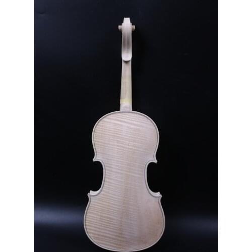 New 1x master unfinished violin Handmade Stradivari model 4/4 white Violin #3264