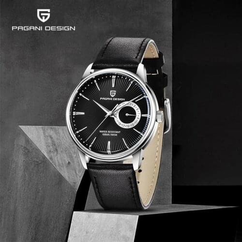 PAGANI2021 Business Military Mens Watch 10bar Waterproof Sports Watch Leather Belt Mens Watch Relogio Masculino
