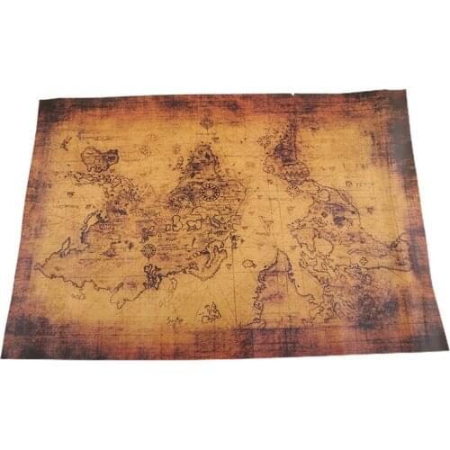 71x51cm Large Vintage Style Retro Map Paper Poster Globe Old World Map Gifts Home Office Decoration