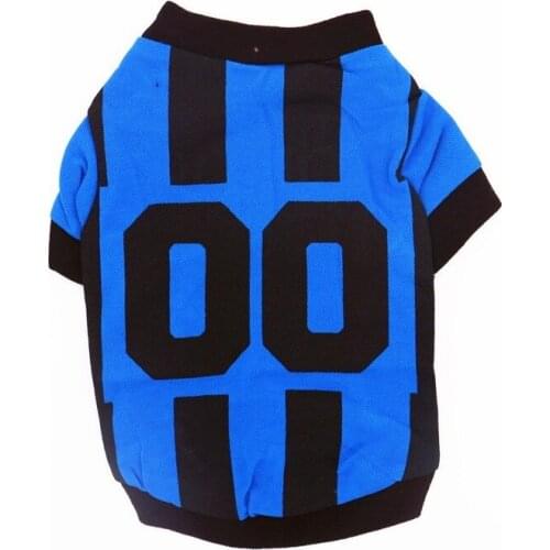 PUOUPUOU Leisure Letter Pet Clothes Summer Breathable Dog Coat Dogs Motion Clothes T-shirt for Small Medium Dogs Puppy Outfit