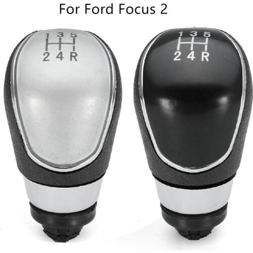 5 6 Speed Manual Car Styling Gear Shift Knob for Ford Focus 2 MK2 FL MK3 MK4 Fiesta MK7 KUGA GALAXY C-max B-max Car Accessa