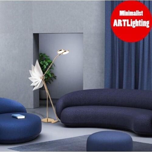 LED Corner Floor Lamps Creative Post-modern American Minimalist Flamingo Floor Lamp Decorated Hotel Club Designer Standing Lamp