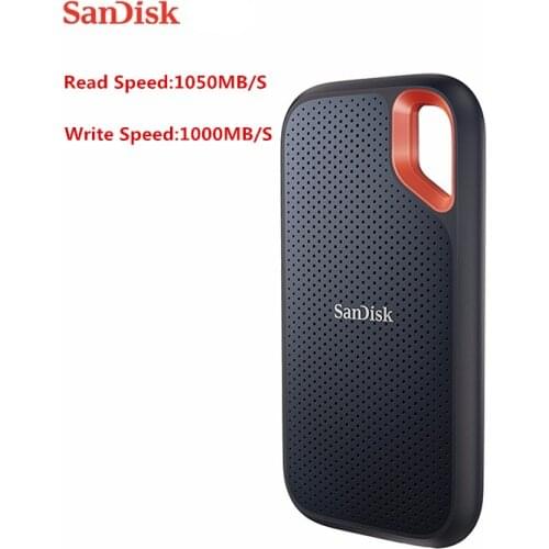 Sandisk e61 ssd externo portátil 2tb 1tb 500gb 1050mb/s disco rígido usb 3.2 gen2 hd ssd disco de estado sólido desktop portátil