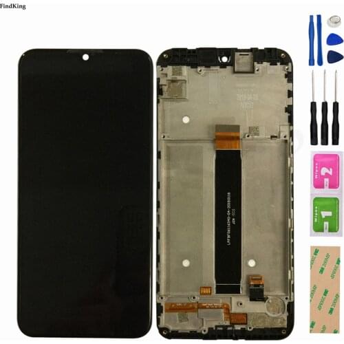 High Quality LCD Display For Wiko View 3 Lite W-V800 LCD Display With Frame Touch Screen Digitizer Assembly Repair Parts