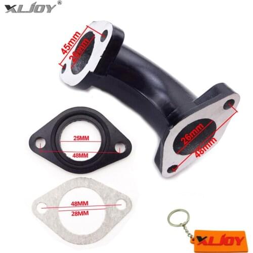 XLJOY Pit Dirt Bike 26mm Manifold Intake Pipe Gasket For 110cc 125cc 140cc Lifan YX Engine SSR Pit Dirt Bike