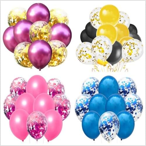 12inch Latex Balloons Arch Confetti Balloon Birthday Party Decorations Kids Rose Wedding Decoration Foil Helium Ballon Marriage